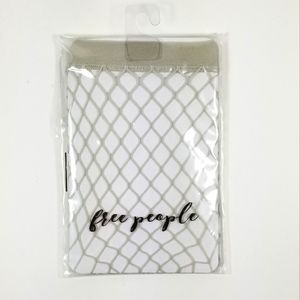 Free People Gray Fishnet Anklet Socks